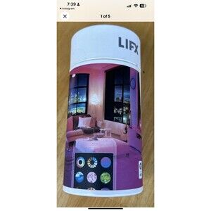 LIFX - 1100-Lumen, 11W Dimmable A19 LED Light Bulb, 75W Equivalent - Multicolor
